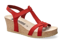 chaussure mephisto sandales liviane rouge